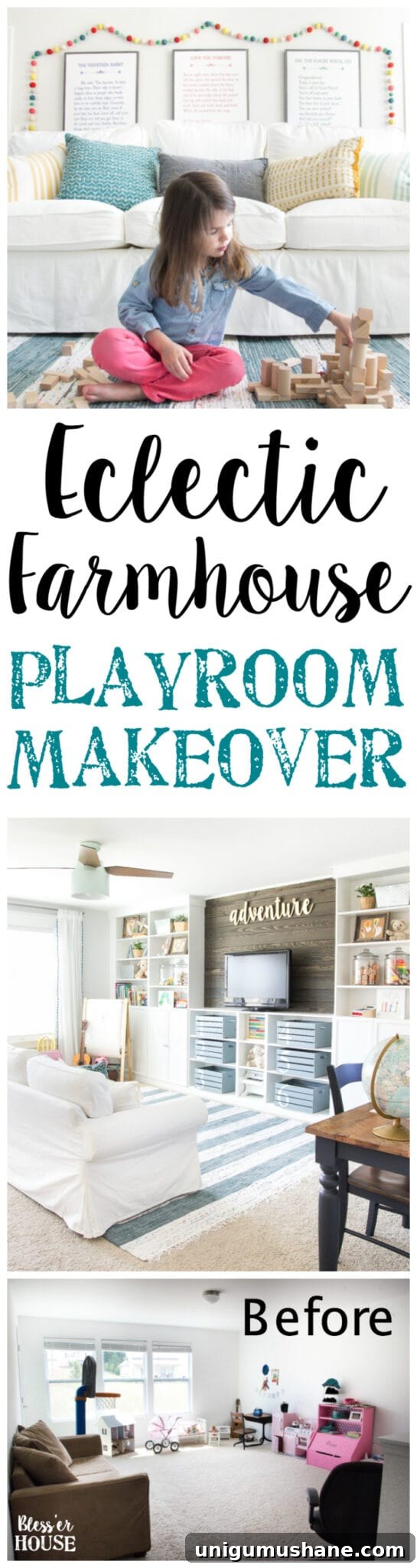 One Room Challenge Week 6: Eclectic Farmhouse Playroom Reveal 19 playroom pin
