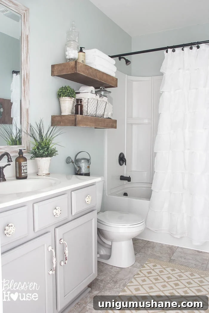 3-Year Blogiversary: Before and After Home Tour 19 3 Year Blogiversary Before and After Home Tour | blesserhouse.com - A full home tour of a suburban tract cookie cutter house with before and after shots and DIY home improvement project inspirations on a budget.