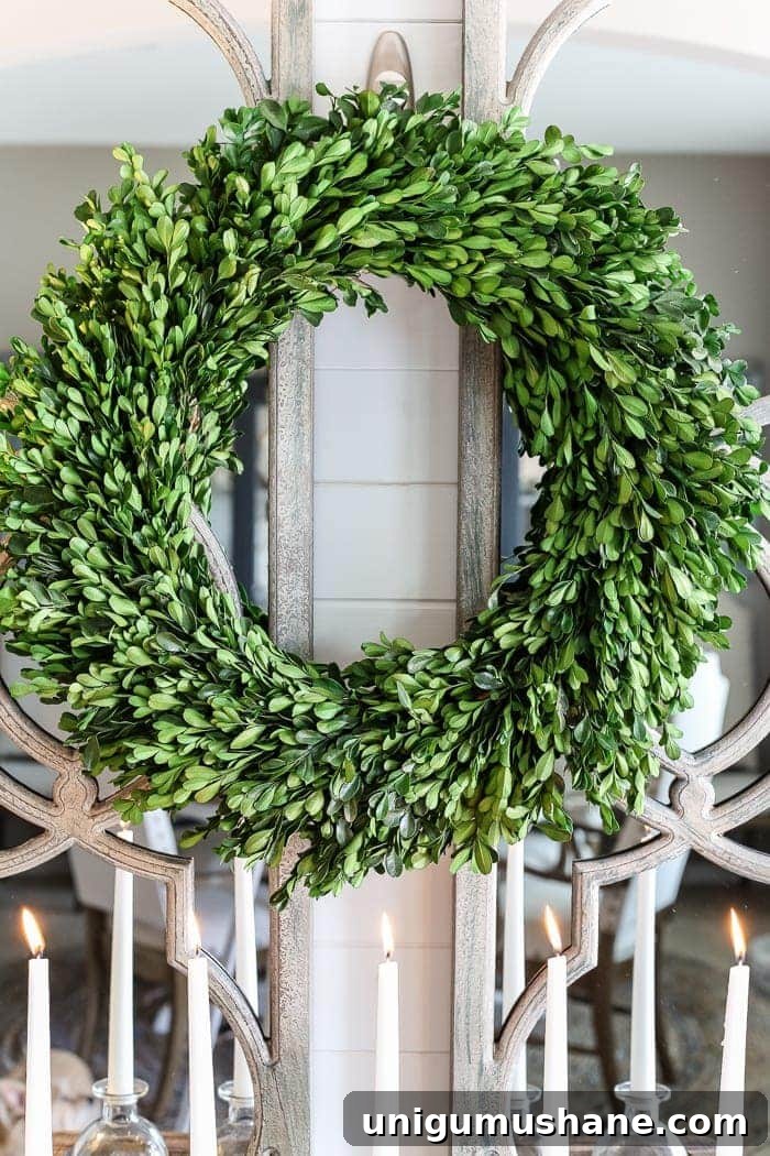 Winter Entryway and Foyer Decorating Ideas 6 6 After-Christmas Winter Foyer Decorating Ideas | blesserhouse.com - 6 tips for decorating a winter foyer or entryway after Christmas to create warm lighting and natural elements for a cozy, inviting space