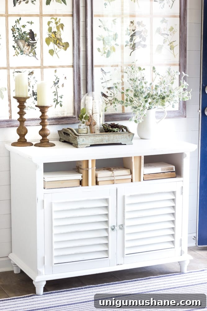 18 Ways to Add Farmhouse Charm to a Builder-Grade Home 8 Painted furniture makeover