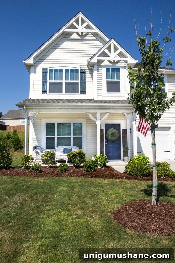 Improve curb appeal before selling a house