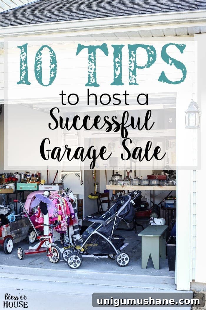 10 Garage Sale Tips to Attract More Buyers 2 10 Tips to Host a Successful Garage Sale | blesserhouse.com - 10 tips to prepare for hosting a successful, money-making garage sale: how to advertise, how to price, and how to invite customers and make a profit.