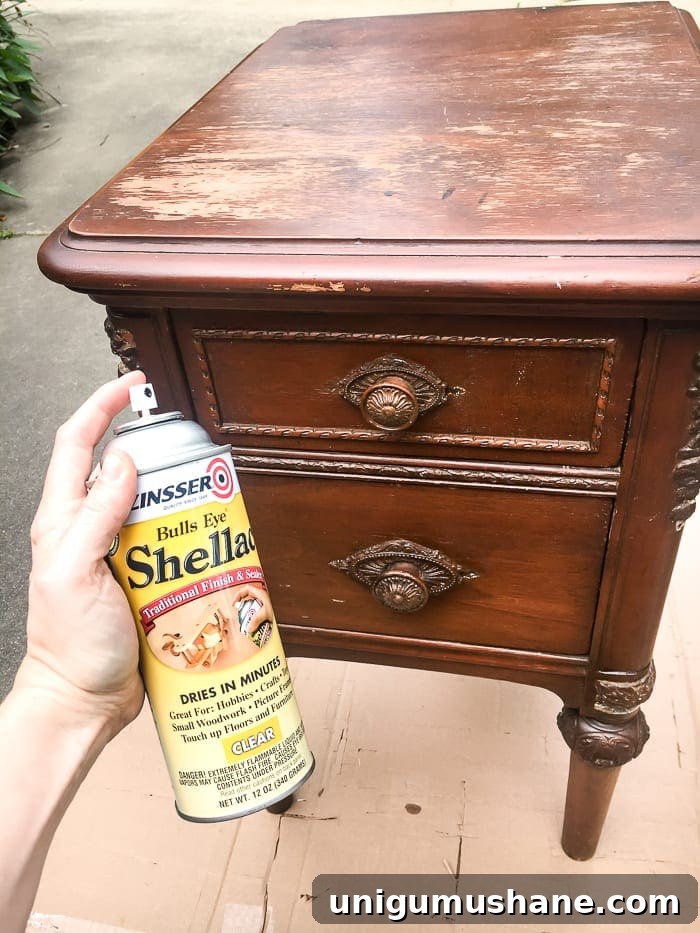 DIY Faux Gilded Nightstands with Gold Leaf Finish 5 Faux Gilded Nightstands | blesserhouse.com - A pair of old, broken wooden nightstands gets a bright white, French-inspired facelift with a faux gilded bronze finish.