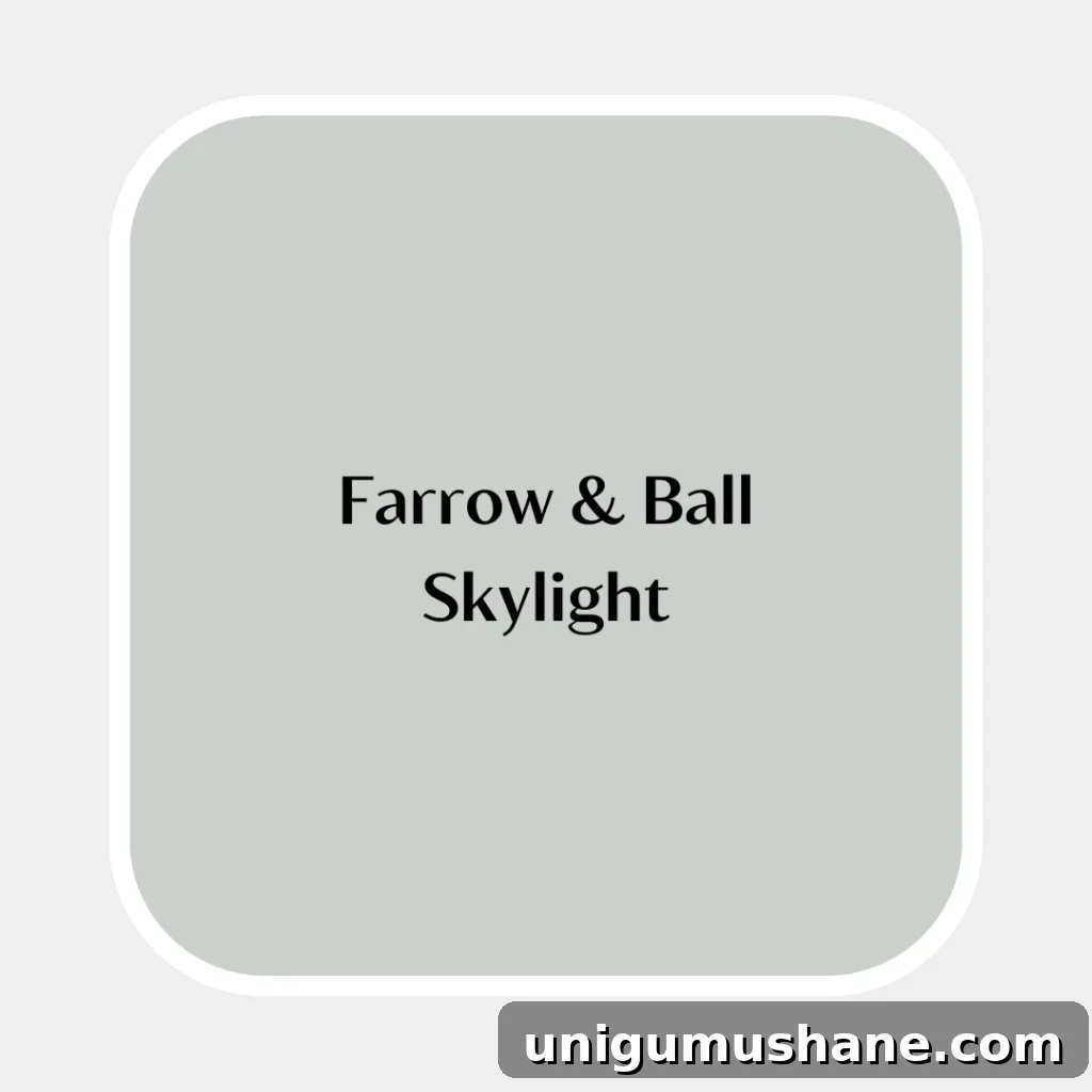 Haint Blue Porch Ceiling Paint Shades 12 farrow and ball skylight