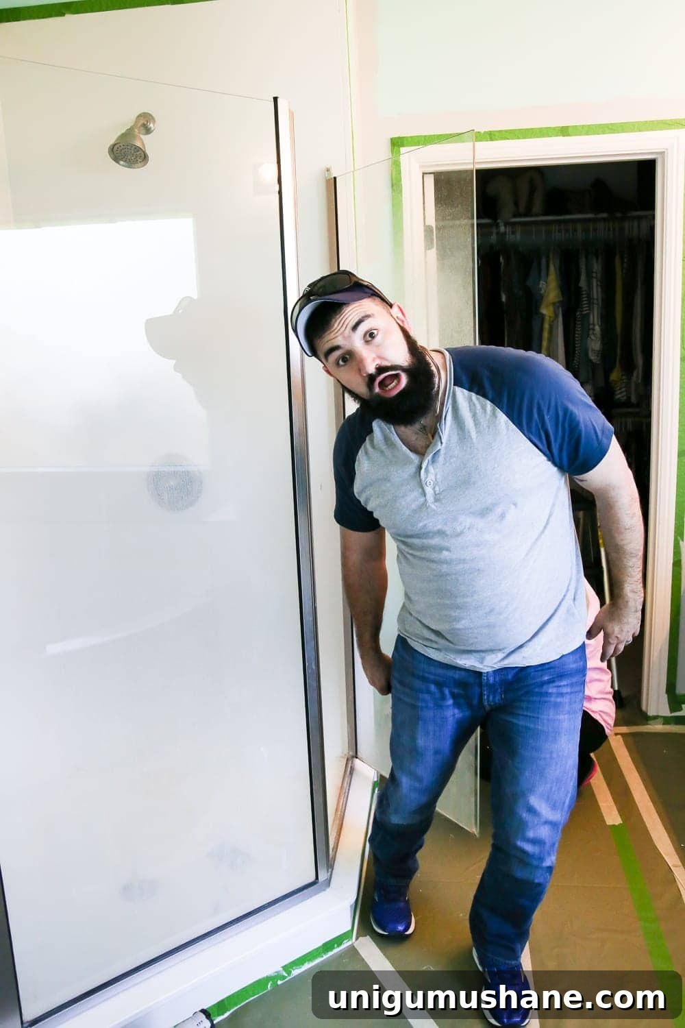 Lowe's Spring Makeover Bathroom Reveal | blesserhouse.com - A team of 6 DIYers take on a bathroom makeover in 48 hours to transform a plain, builder grade space to give it character and modern farmhouse charm.