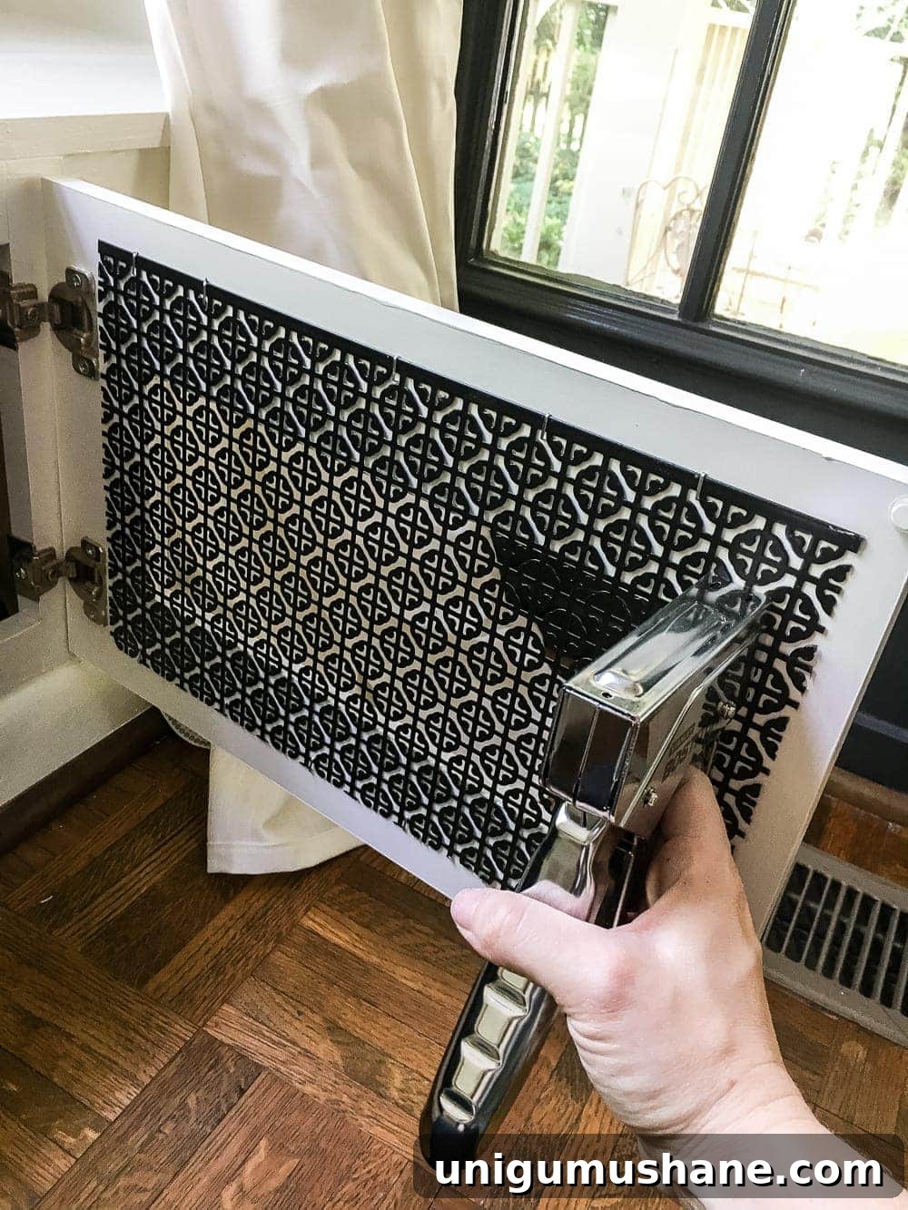 Painted window seat
