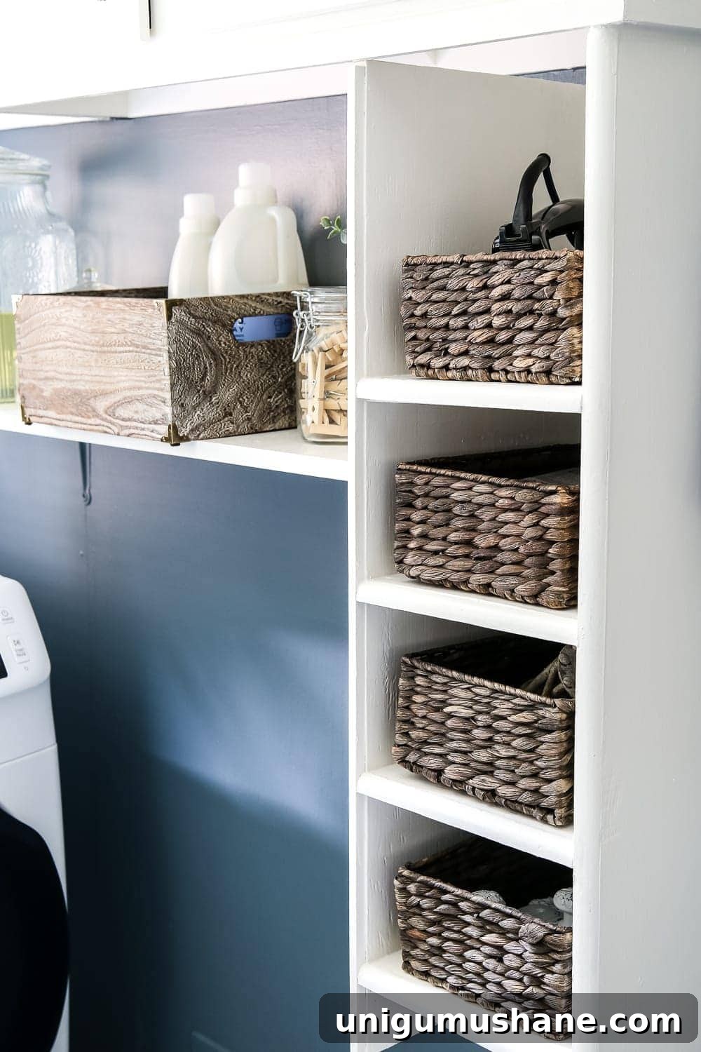7 Space Saving Laundry Room Organization Ideas 6 7 Must-Have Laundry Room Organizing Solutions | blesserhouse.com - 7 essential items to get your laundry room organizing off like a well-oiled machine- how to organize cleaning supplies, laundry items, and household tools.
