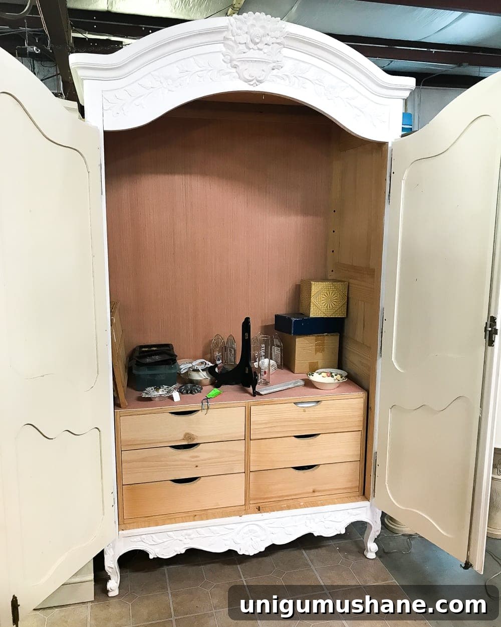 How to Build a Narnia-Inspired Wardrobe Reading Nook 2 DIY Narnia Wardrobe Reading Nook | blesserhouse.com - A plain, thrifted armoire gets a sweet, fairytale-like makeover as a reading nook based on the story of The Lion, the Witch, and the Wardrobe.