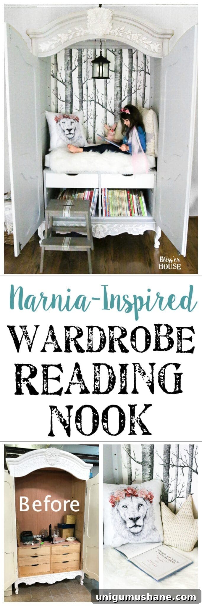 How to Build a Narnia-Inspired Wardrobe Reading Nook 17 img 27866 19