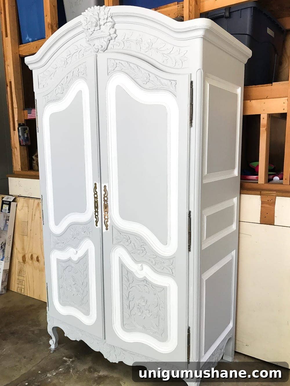 How to Build a Narnia-Inspired Wardrobe Reading Nook 6 DIY Narnia Wardrobe Reading Nook | blesserhouse.com - A plain, thrifted armoire gets a sweet, fairytale-like makeover as a reading nook based on the story of The Lion, the Witch, and the Wardrobe.