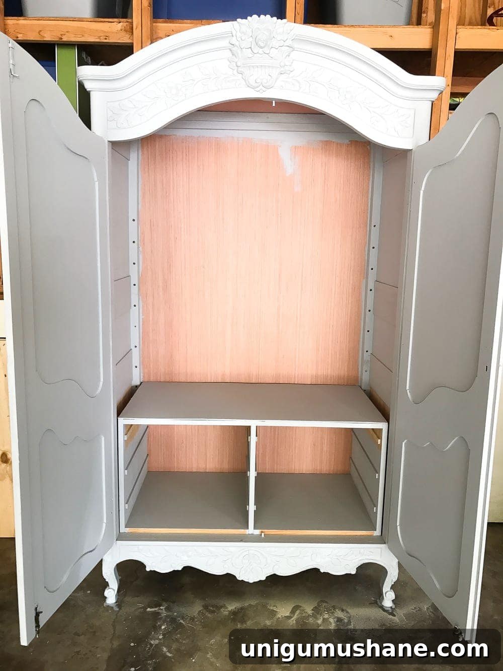 How to Build a Narnia-Inspired Wardrobe Reading Nook 10 DIY Narnia Wardrobe Reading Nook | blesserhouse.com - A plain, thrifted armoire gets a sweet, fairytale-like makeover as a reading nook based on the story of The Lion, the Witch, and the Wardrobe.