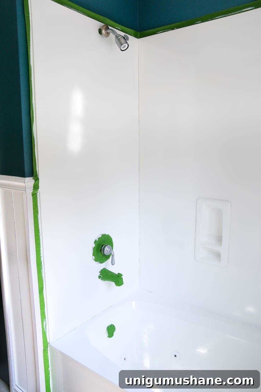 How to Paint a Bathroom Sink Countertop 20 painted tub and shower using a tub and tile refinishing kit