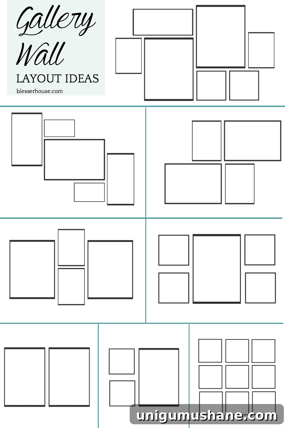 gallery wall layout ideas