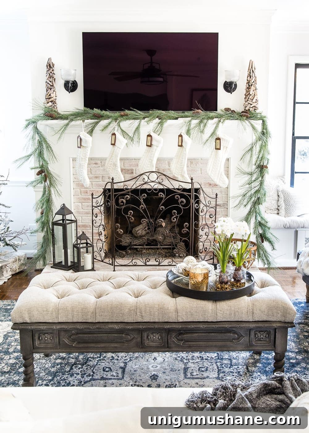 How to Turn a Coffee Table into an Ottoman Bench 19 Finished DIY ottoman bench