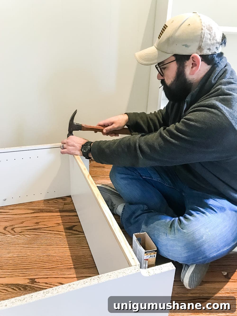 DIY Built-In Bookcases for Your Playroom 5 An easy to follow step-by-step tutorial showing how to build bookcase built-ins using IKEA Billy bookcases. #IKEAhack #homeimprovement #build #playroom