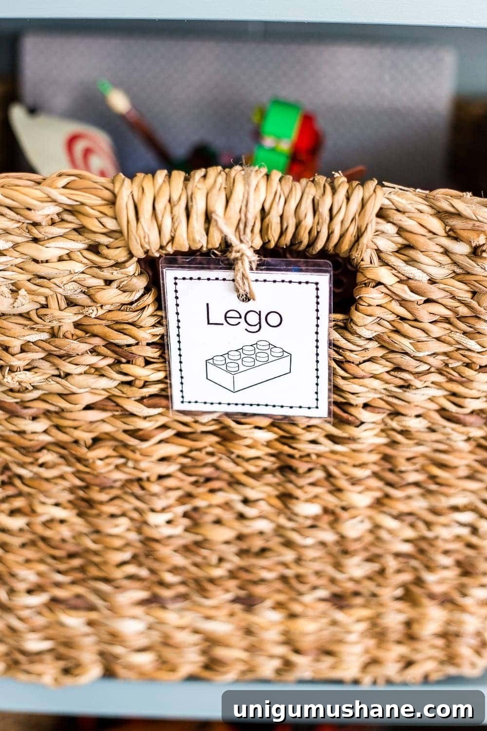 Printable Toy Labels for Playroom Storage 8 A free printable set of toy organization labels for bins with pictures and legible font to make clean up easier for pre-reading children. #playroom #toyorganization #organizing #toyorganizing #freeprintables #labels