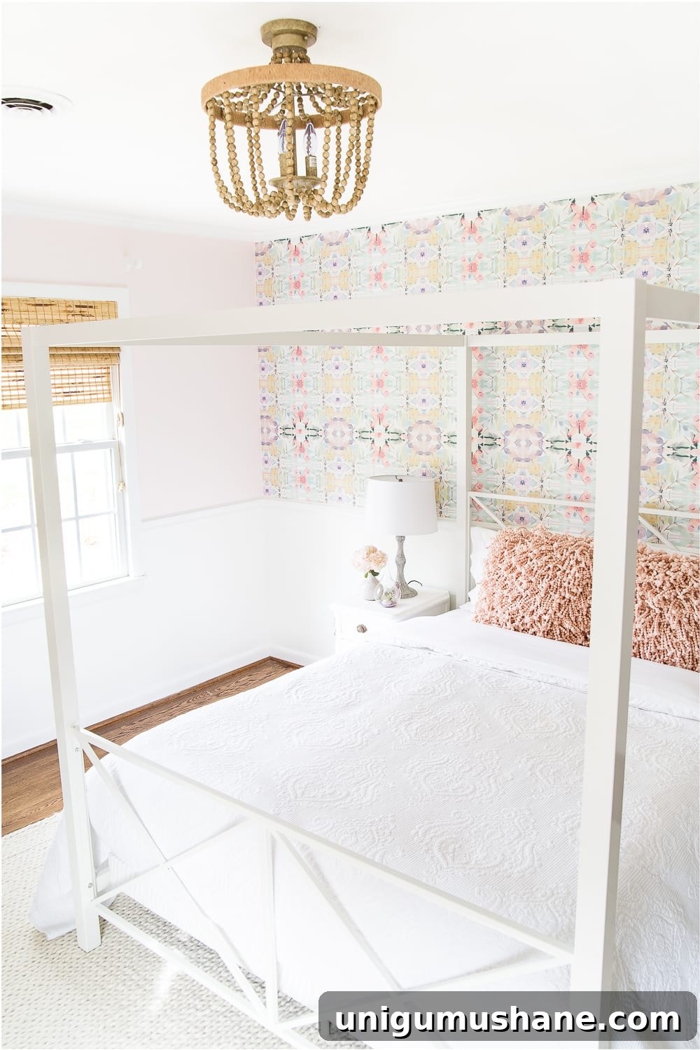 A thrifted table lamp gets a French Baroque designer inspired makeover using Annie Sloan Chalk Paint in Paris Grey, Pure White, clear wax, and dark wax.