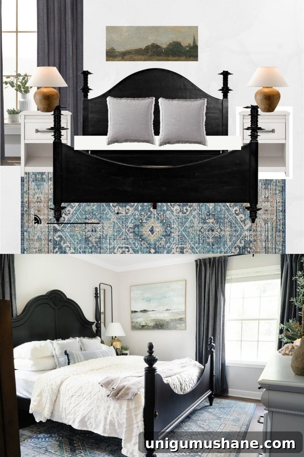 bedroom mood board design