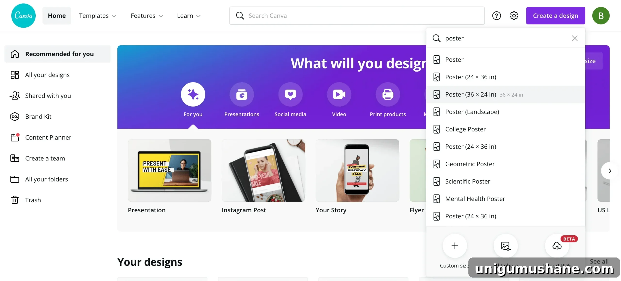 how to make a mood board with the canva app