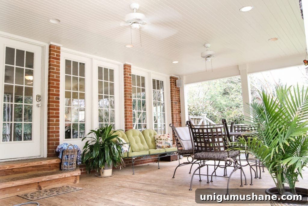 Summer Back Porch Tour: Inspiring Decor and Outdoor Styling 2 back porch before