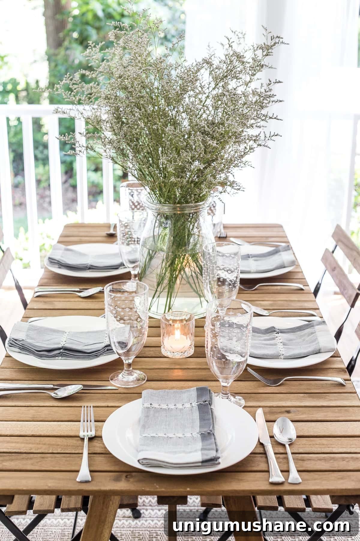 Summer Back Porch Tour: Inspiring Decor and Outdoor Styling 13 outdoor dining table