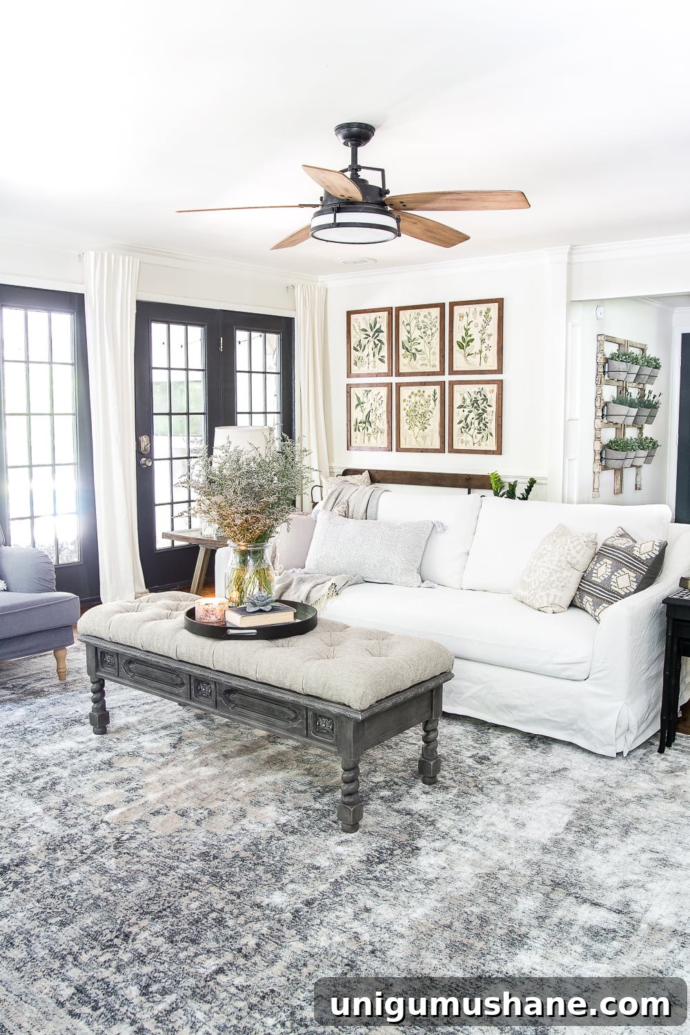 Refresh Your IKEA Living Room: New Slipcovers for Sofas and Chairs 2 IKEA Farlov sofa living room