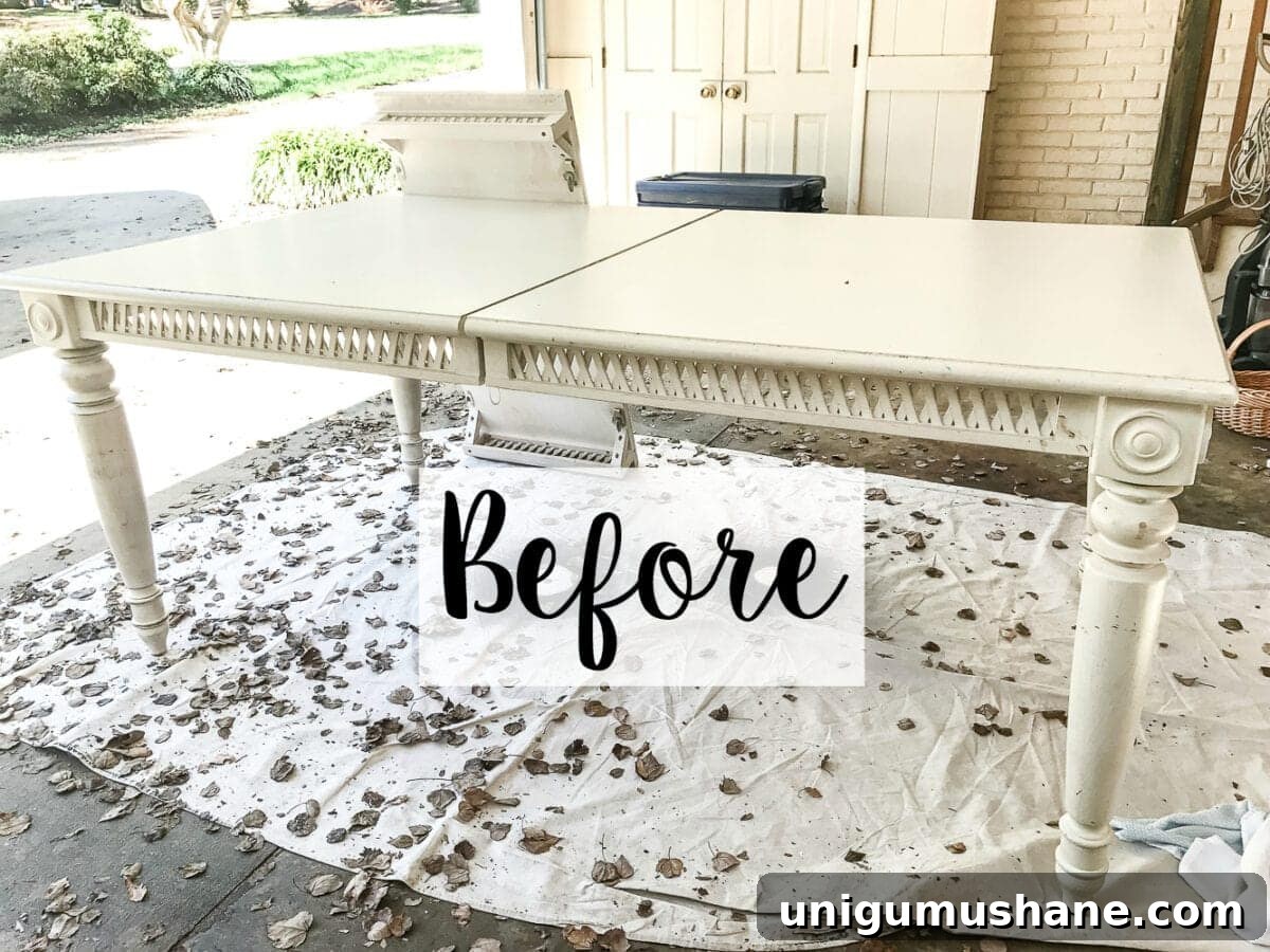 30 Stylish Thrift Store Finds for Home Decor 29 dining table found while thrift shopping