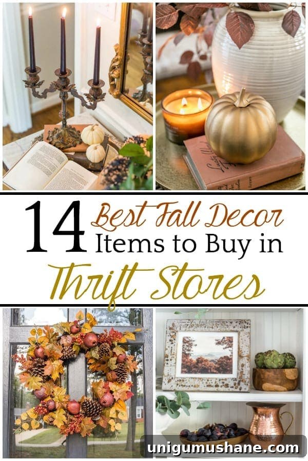 30 Stylish Thrift Store Finds for Home Decor 36 thrift store fall decor ideas