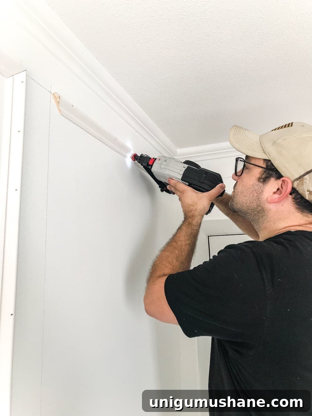 brad nailer for attaching picture frame molding