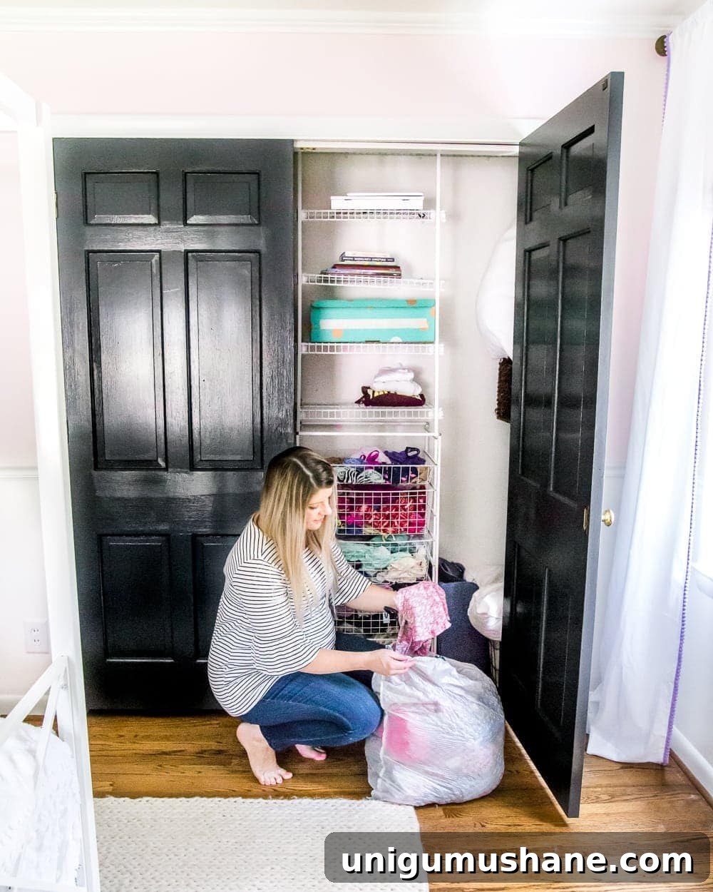 Declutter Your Whole Home: Free Printable Checklist 2 Kid's closet - how to declutter without losing your mind
