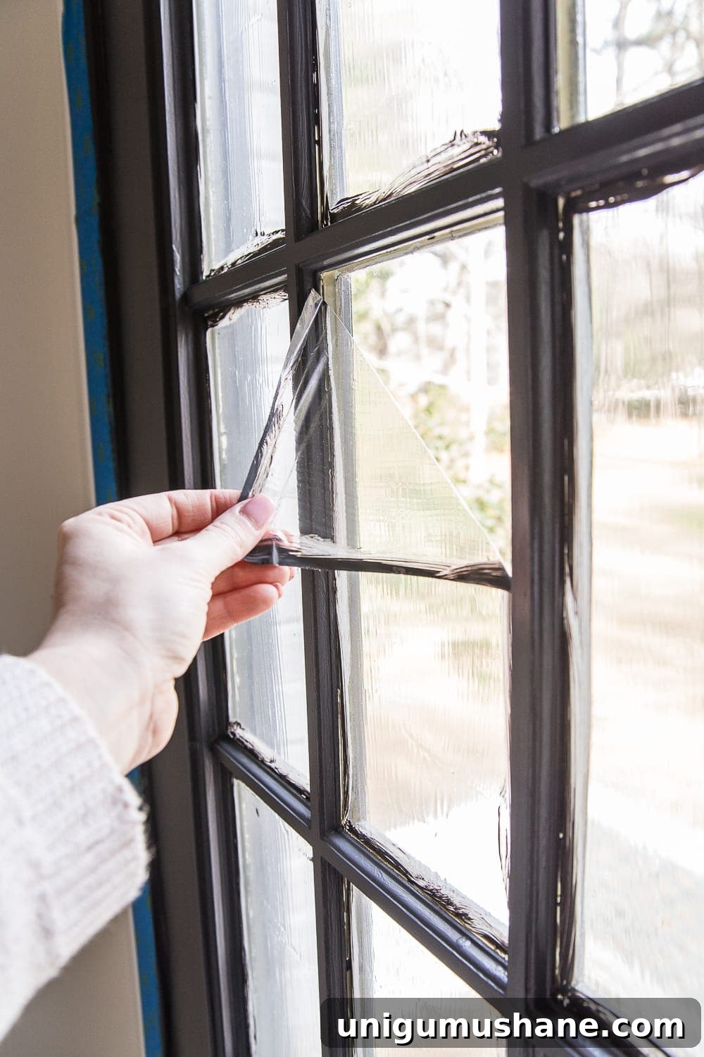 How to Paint Doors That Last: Durable Finishes and Tips 10 painting French doors using mask and peel for windows