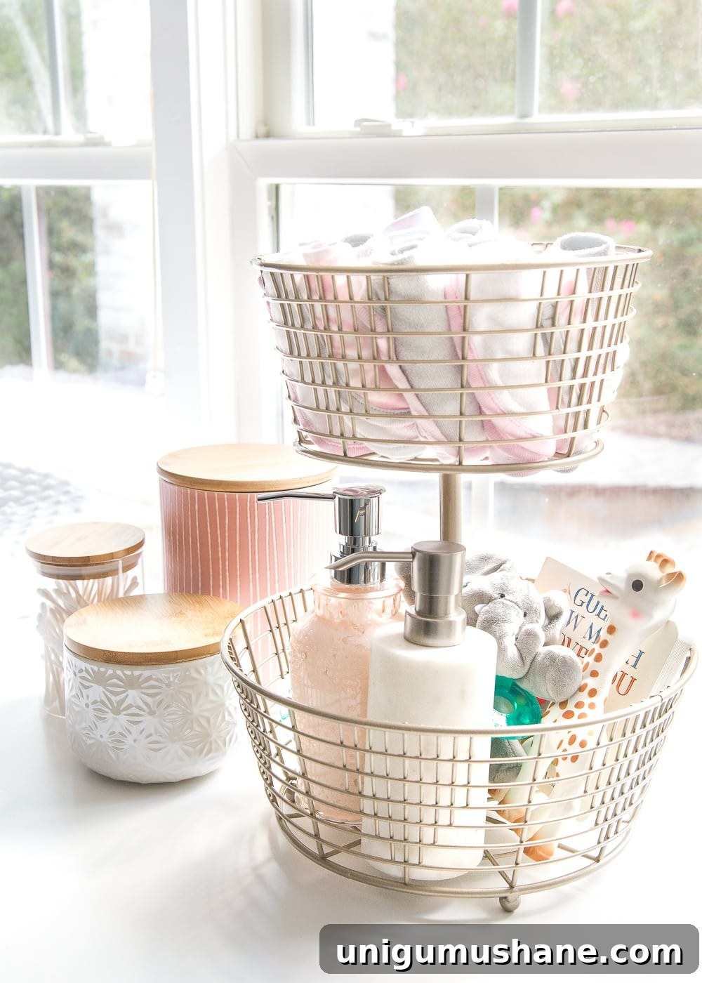 15 Stylish Ways to Hide Household Eyesores 22 Store hand sanitizer and lotion in soap dispensers in the nursery.