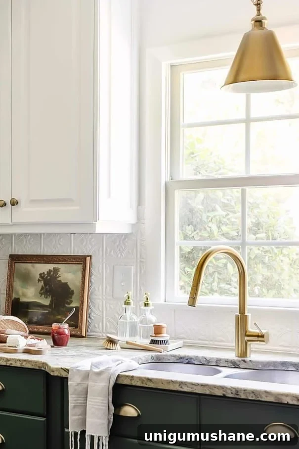 15 Stylish Ways to Hide Household Eyesores 10 soap beside kitchen sink