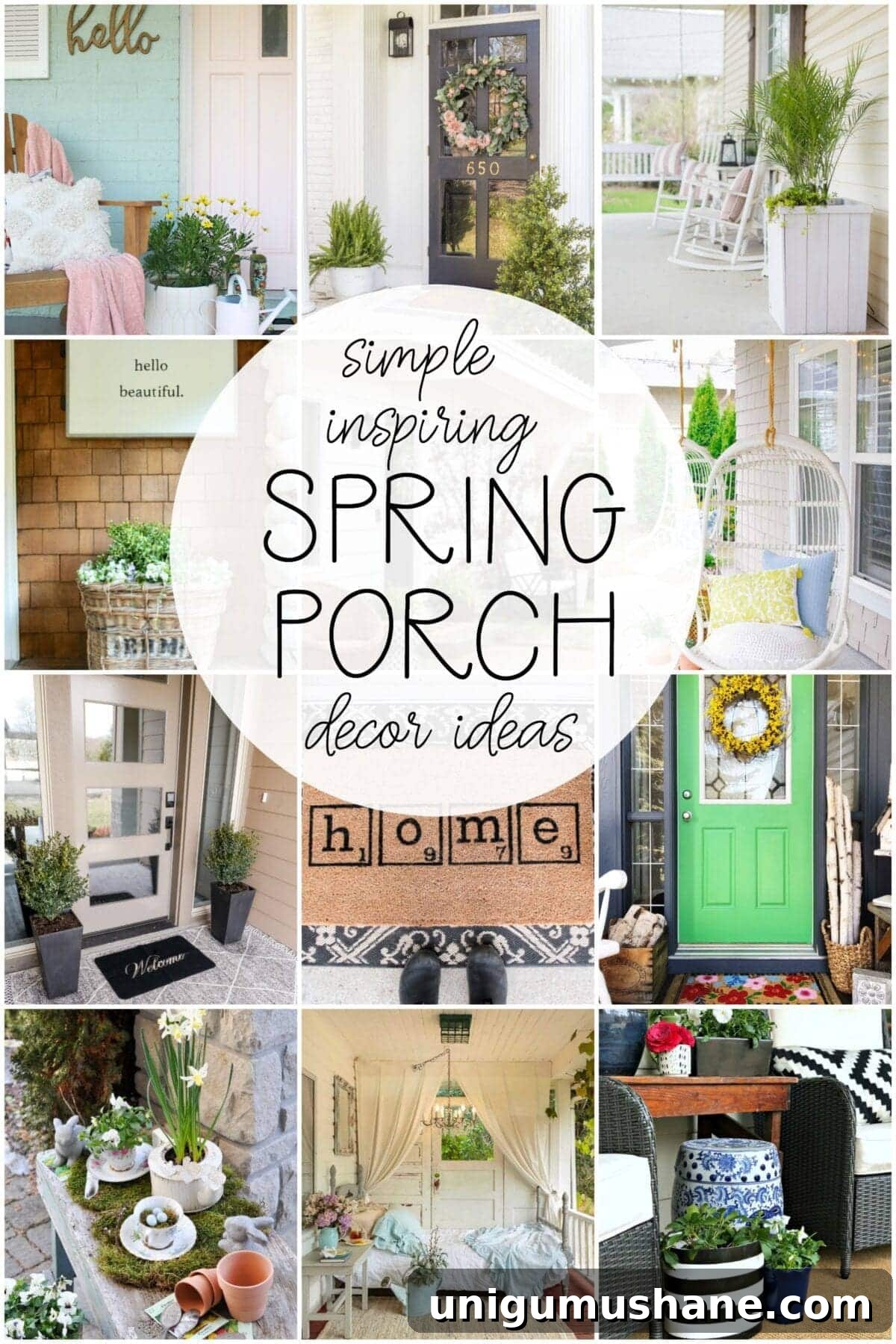 6 Ways to Refresh Your Front Porch for Spring | Tips for sprucing up your front porch to bring it out of winter's hibernation mode and wake it up for spring. #springporch #frontporch #porchstoop #porchdecor #porchdecorating