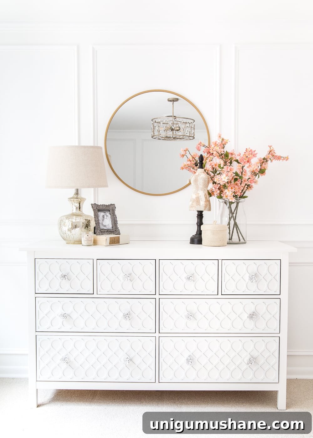 How to Paint Laminate IKEA Furniture Without Sanding 3 How to Paint Laminate IKEA Furniture | A 3 step tutorial for painting laminate IKEA furniture to prevent peeling and scuffs and to make your painted finish last for a custom look.