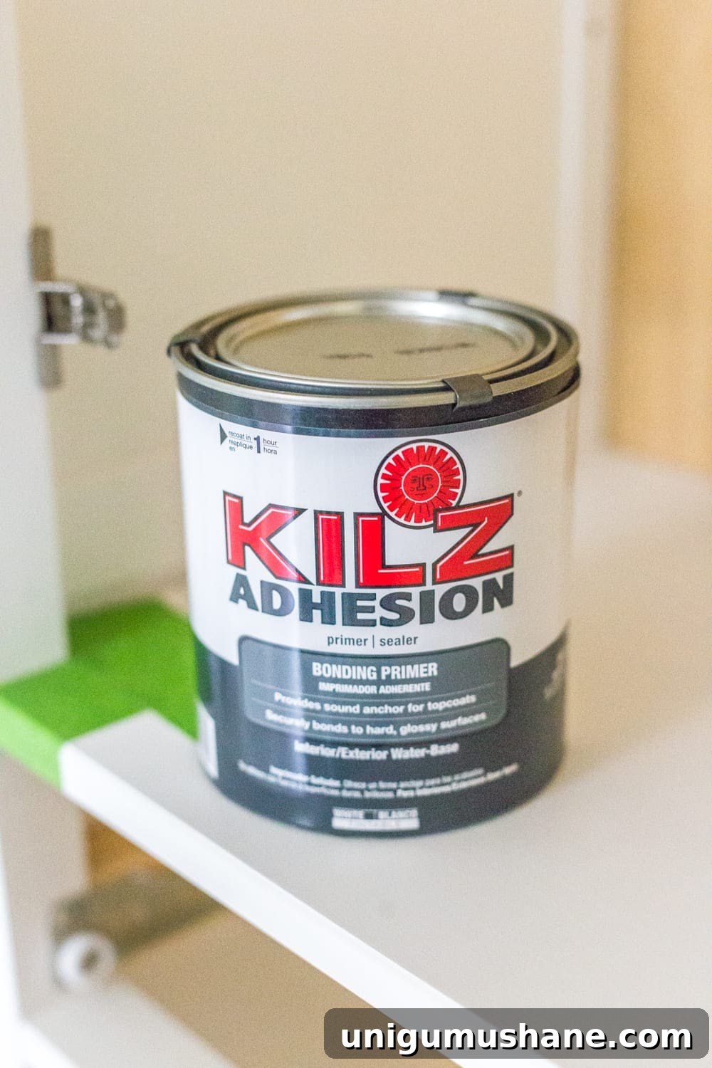 How to Paint Laminate IKEA Furniture Without Sanding 7 How to Paint Laminate IKEA Furniture | A 3 step tutorial for painting laminate IKEA furniture to prevent peeling and scuffs and to make your painted finish last for a custom look.