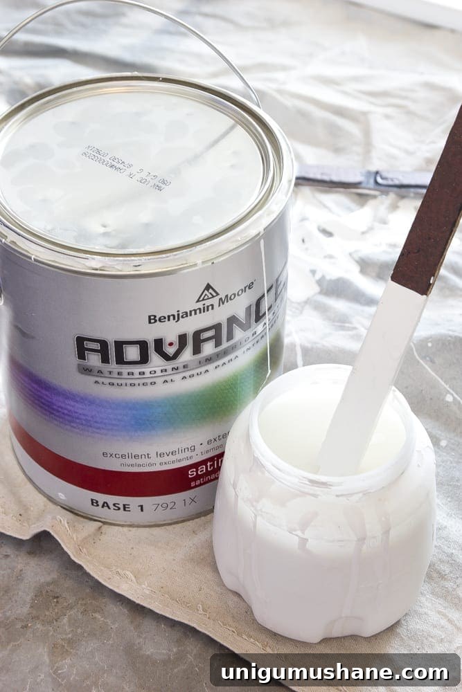 How to Paint Laminate IKEA Furniture Without Sanding 8 How to Paint Laminate IKEA Furniture | A 3 step tutorial for painting laminate IKEA furniture to prevent peeling and scuffs and to make your painted finish last for a custom look.