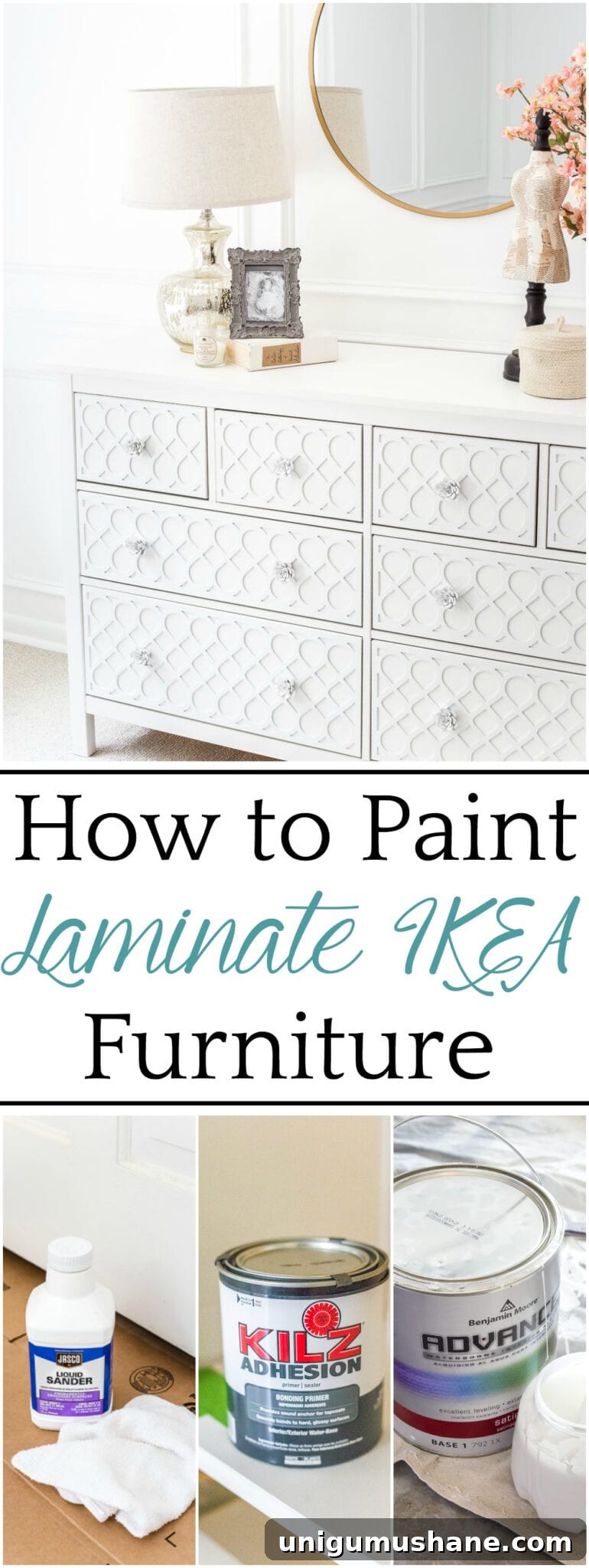 How to Paint Laminate IKEA Furniture Without Sanding 10 img 32487 9