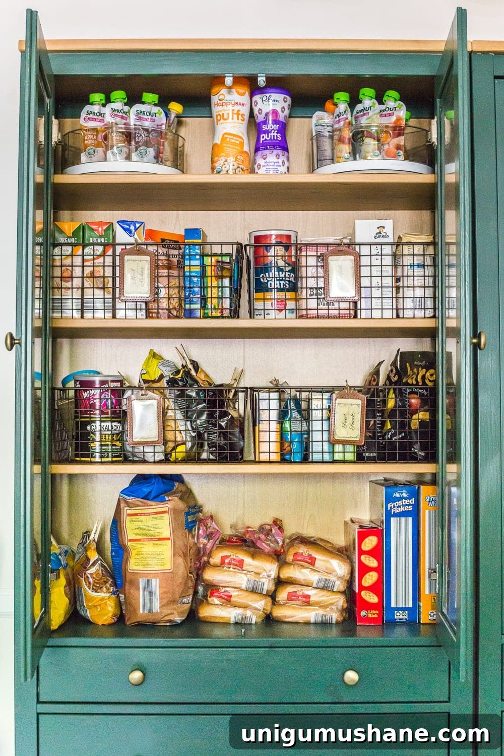 Build an IKEA Pantry Cabinet with Hemnes 17 pantry organization in an IKEA cabinet hack