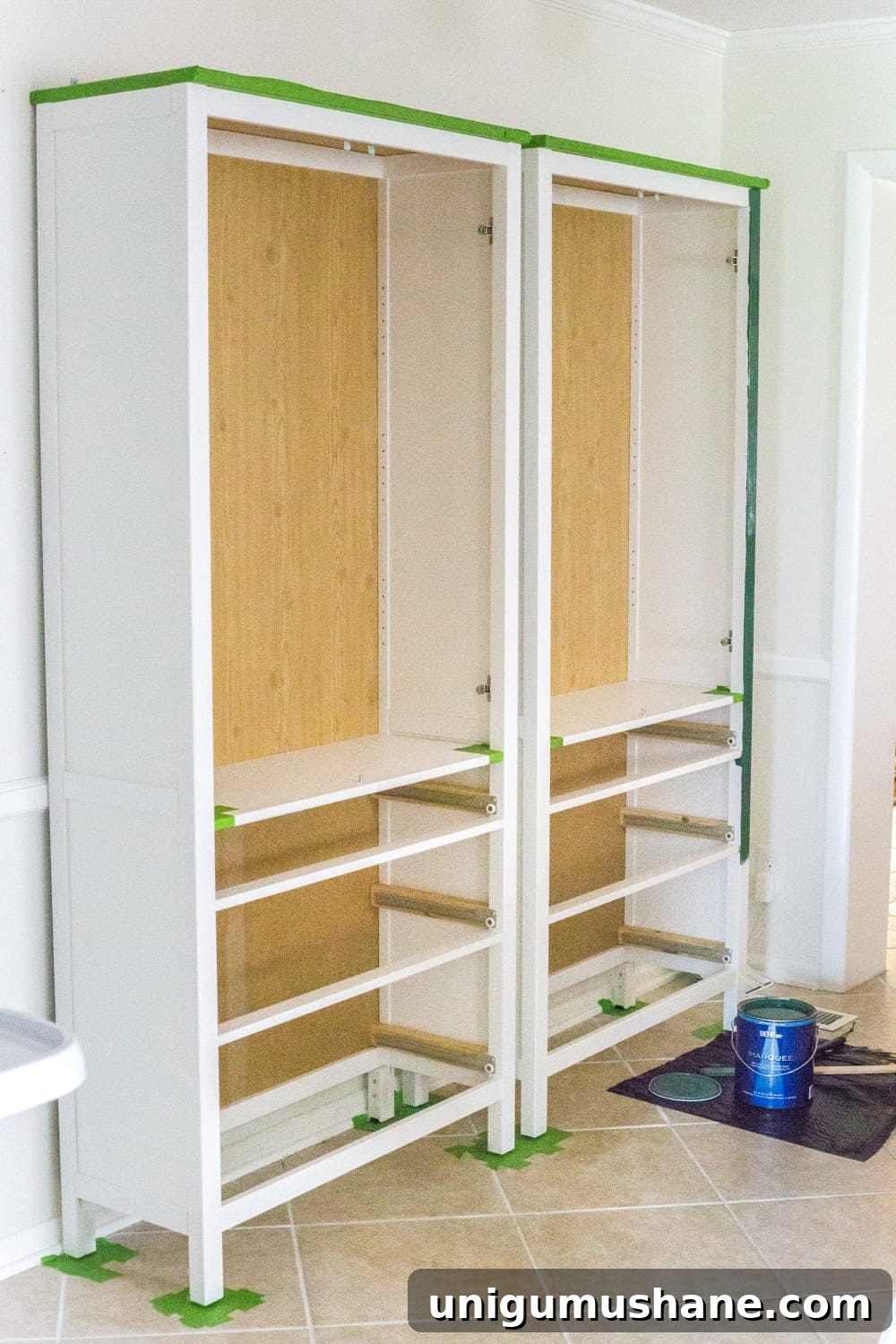 Build an IKEA Pantry Cabinet with Hemnes 8 Assembling IKEA Hemnes cabinets