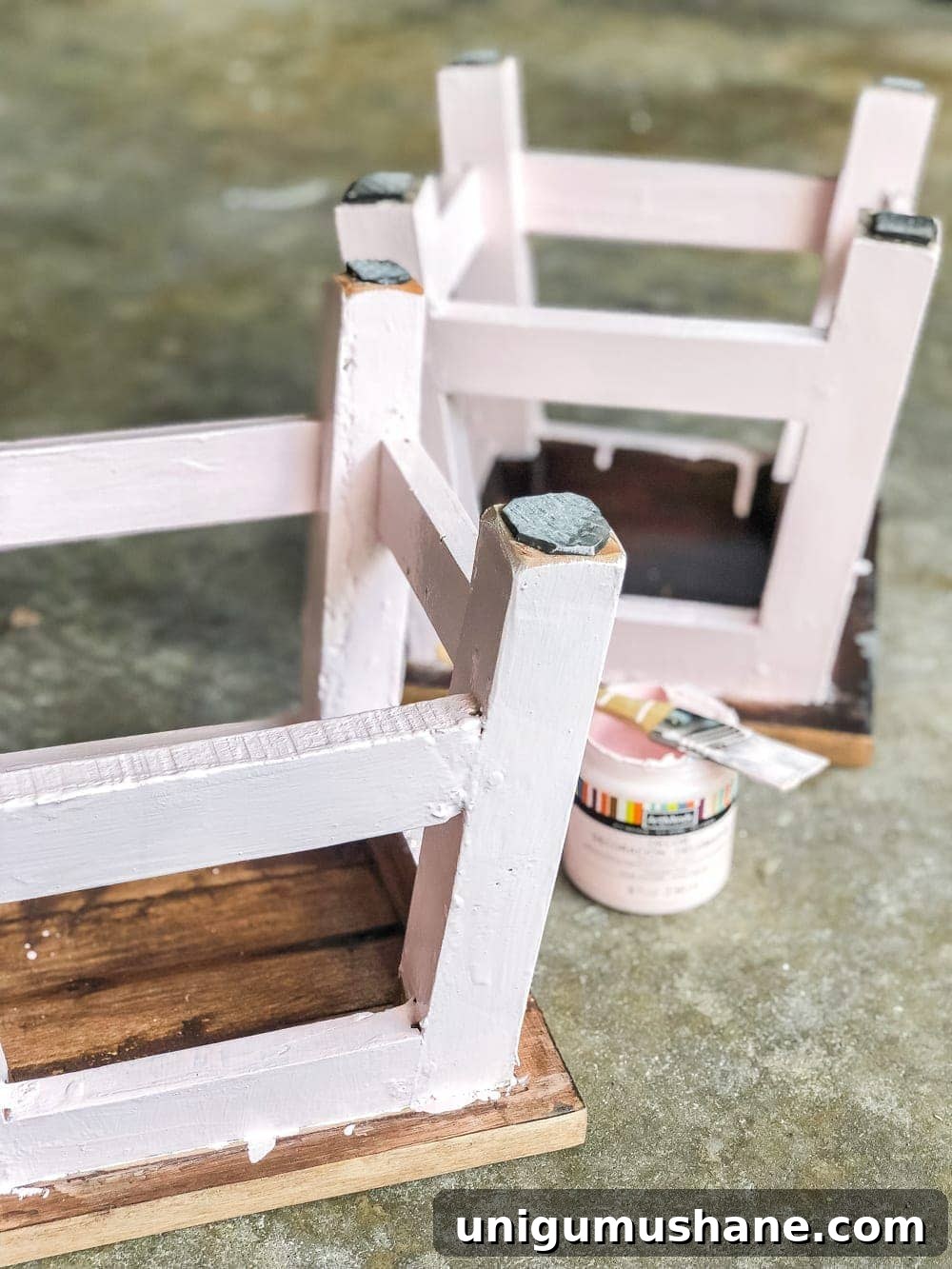 Build Custom Step Stools: DIY Plans and Personalized Ideas 4 DIY Personalized Step Stools | blesserhouse.com - One easy trick to personalize any piece of wood to paint names and designs on signs and furniture inexpensively. #personalizedstepstool #diysign #diymonogram