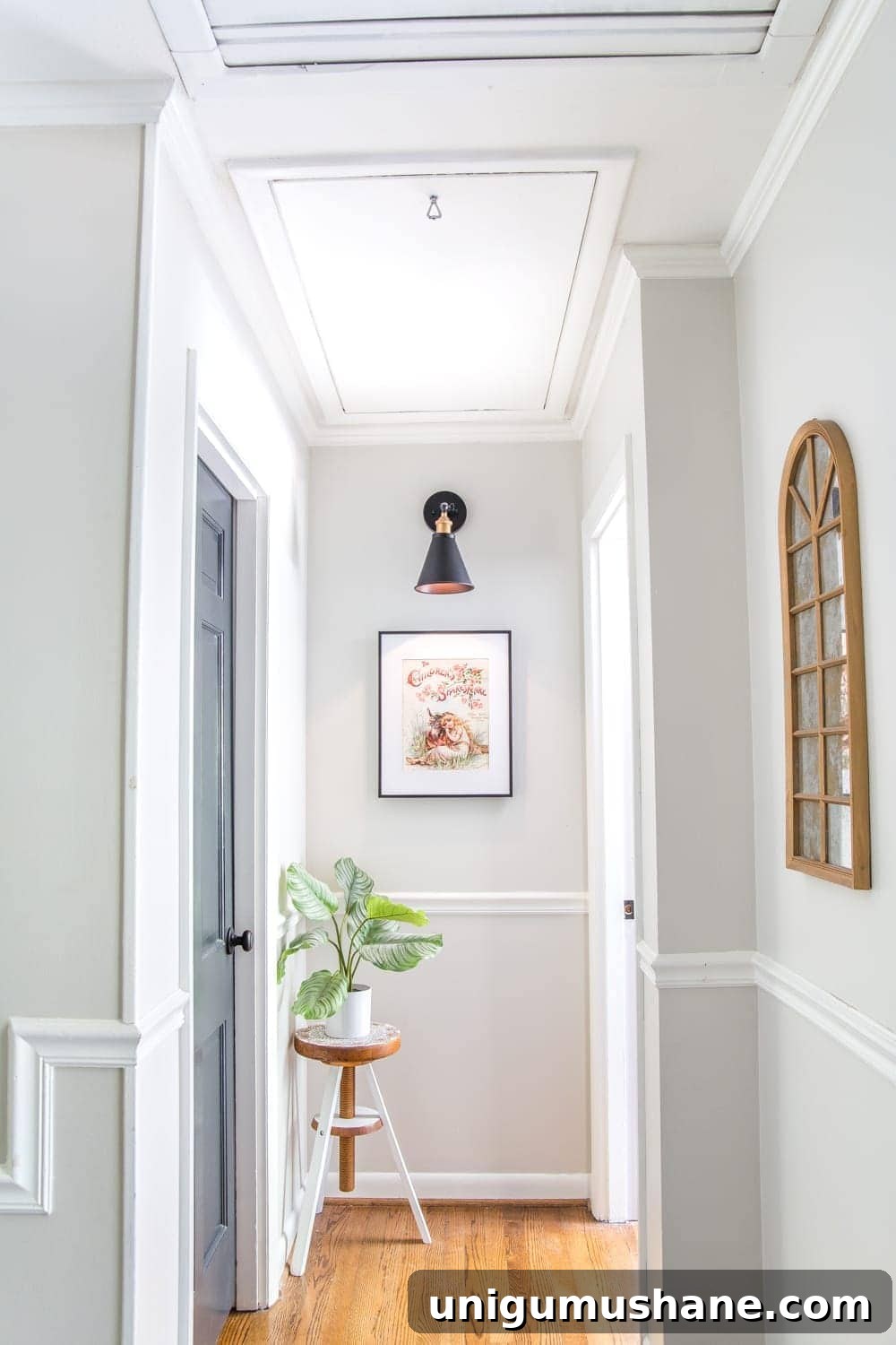 Replace Attic Door Pull Cord with a Hook 10 How to Replace an Attic Door String with a Hook | blesserhouse.com - A quick tip for improving the look of a hanging cord on an attic door.