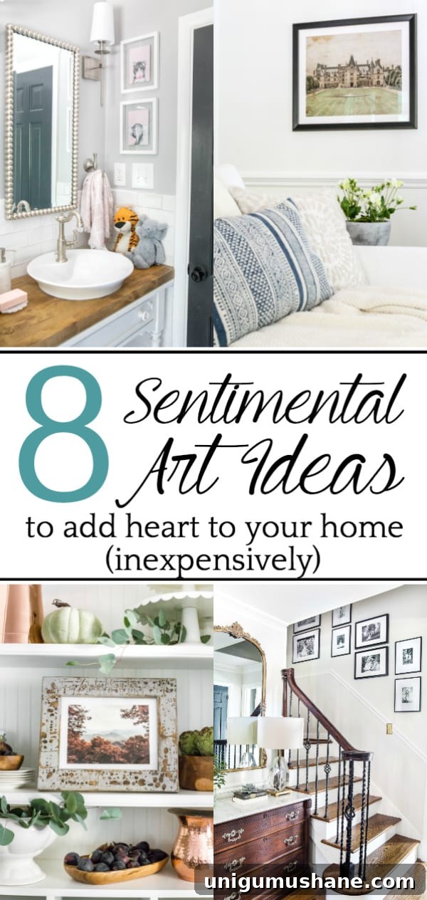 8 Sentimental Home Art Ideas to Showcase Your Memories 17 8 Sentimental Art Ideas for Your Home | A list of ways to add meaning to your walls inexpensively with family artifacts, heirlooms, and special memories, plus ways to DIY them.