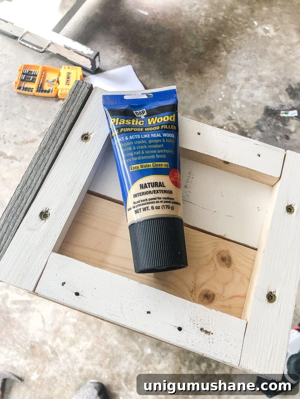 How to Build a Window Box Planter from Scrap Wood 10 wood filler on window box