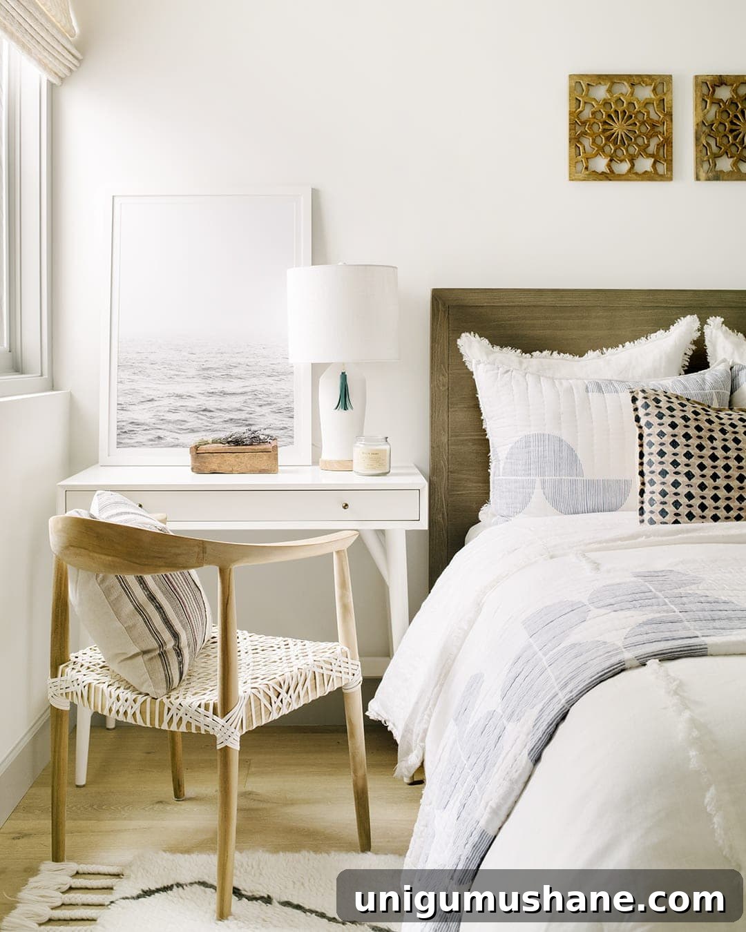 3 Space-Saving Furniture Layouts for Small Bedrooms 8 3 Furniture Layouts for a Small Bedroom With an Off-Centered Window
