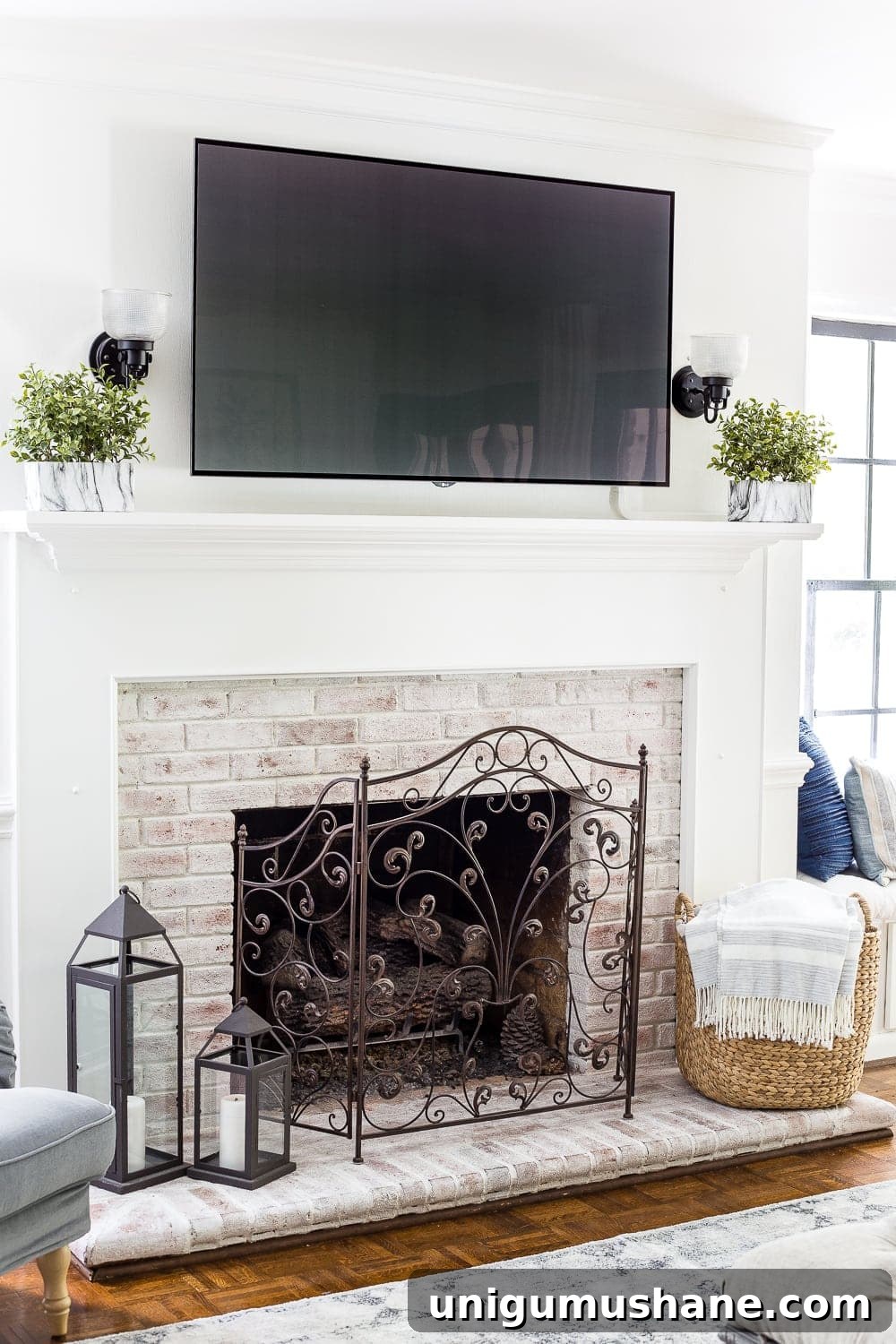 A list of decorating solutions to hide and blend your television to make it work beautifully in any room.