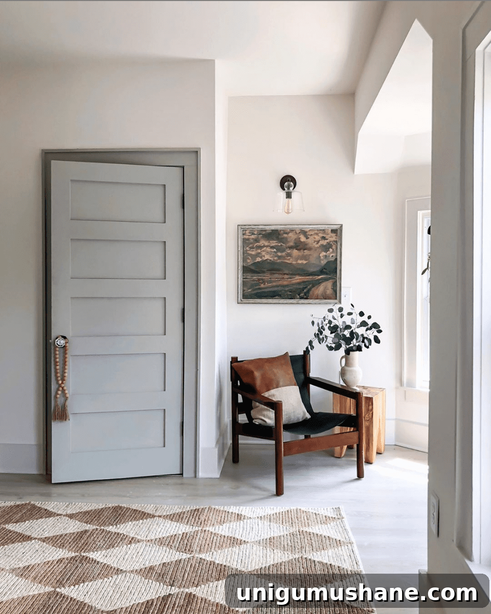 Paint Colors That Complement Gray Trim 5 Soft taupe trim with complementary furnishings for a cohesive scheme