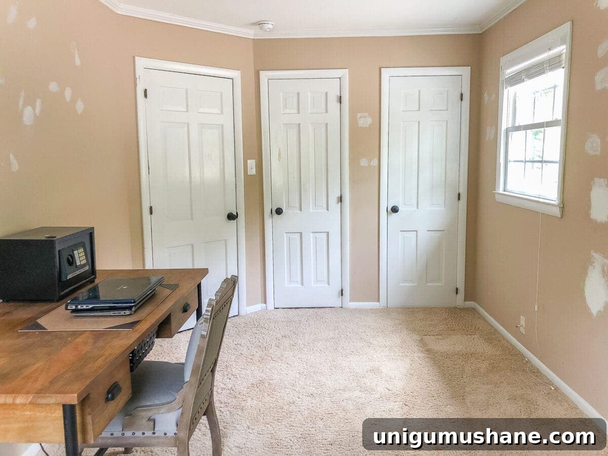 How to Update Gray Trim in a Guest Bedroom 2 img 34853 1