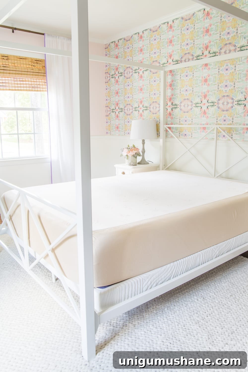 Affordable Luxury Mattress That Feels Like a High-End Bed 5 Comfortable budget mattress in a styled bedroom.