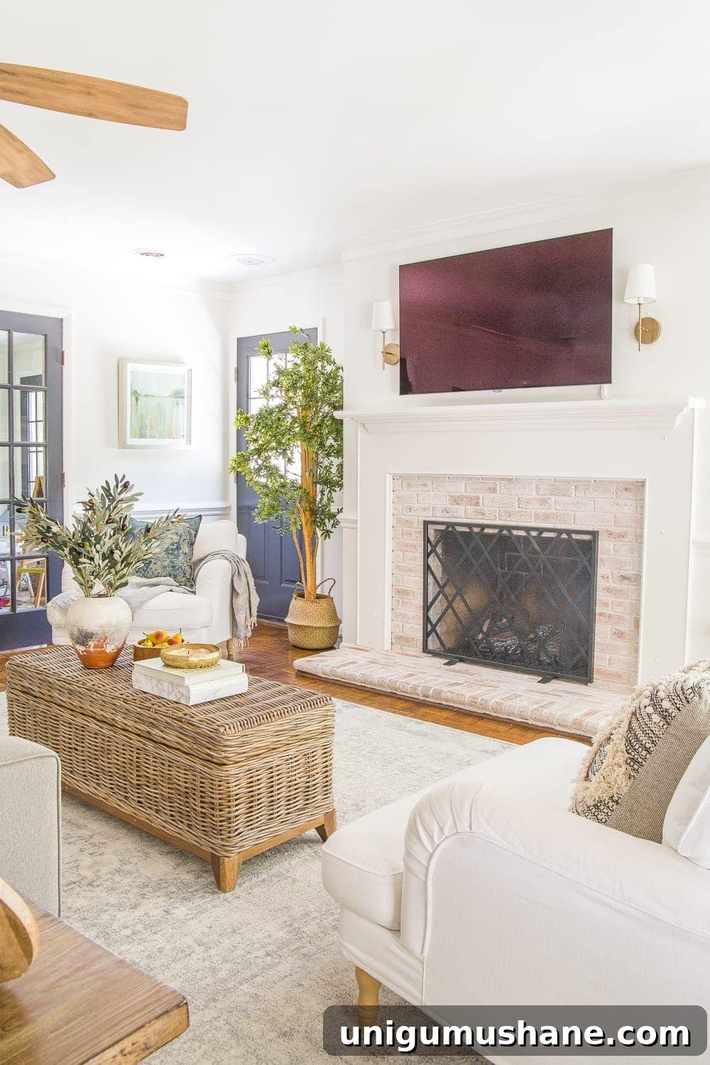 Neutral Fall Faux Greenery Deals at Wayfair and Birch Lane 4 Neutral Fall Faux Greenery | Why ditching traditional fall colors is a better decorating decision to stretch your dollars + the best neutral fall greenery and decor on sale.
